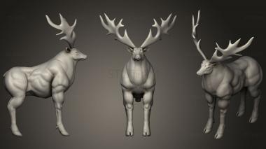 3D model MYTHICAL DEER (STL)